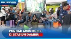Kepadatan Stasiun Gambir...