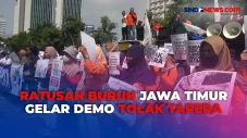 Ratusan Buruh Jawa Timur...