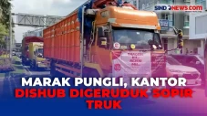 Ratusan Sopir Truk Geruduk...