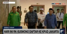 Daftar ke KPUD Jakarta,...