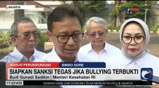 Menkes RI: Stop Perundungan...