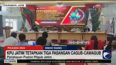 KPU Jatim Resmi Tetapkan...