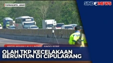 Polisi Olah TKP Kecelakaan...