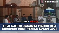 Tiga Cagub Hadiri Doa...