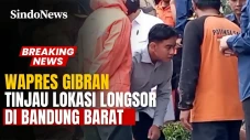 Gibran Tinjau Bencana...