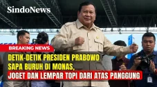 Aksi Prabowo Hadiri...