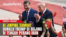 Xi Jinping Sambut Donald...