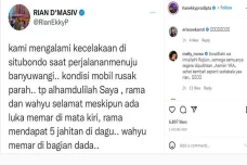 Rian dMasiv Kecelakaan...