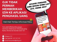 Wajib Tahu, OJK Tidak...