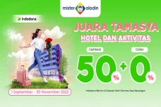 Dapatkan Cashback 50%...
