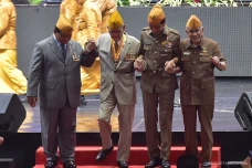 Momen Prabowo dan Jokowi...