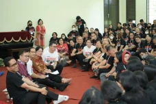 Ketika Mas Menteri Semangati...