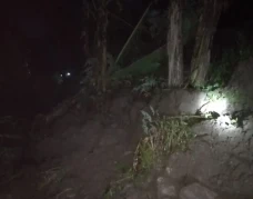 Hujan Deras, Jalan Ngawen-Wonosari...