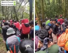 Viral! Jalur Pendakian...