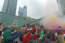 Tiba di Bundaran HI,...