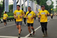 Pemanasan Lari Saleh...