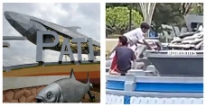 Miris! Tugu Knalpot...