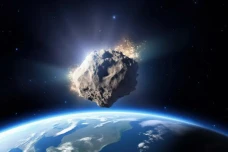 Dua Asteroid Melintasi...