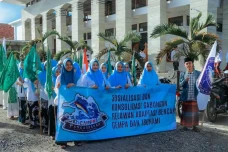 Kirab Marbot dan Santri...