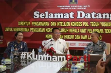 Kunjungi Kanwil Kemenkumham...