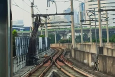 Crane Proyek Kejagung...