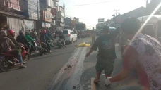 Tragis! Pemotor Wanita...