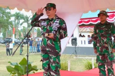 Buka TMMD di Kolaka...