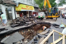Penampakan Jalan Protokol...
