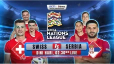 Swiss vs Serbia di UEFA...