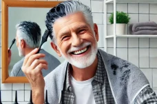 Mewarnai Rambut Uban...