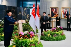 Prabowo dan PM Singapura...