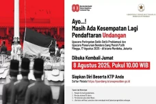 War Tiket Tambahan Upacara...