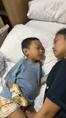 Perjuangan Bocah 3 Tahun...