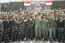 TNI AD Bersama SAF Gelar...
