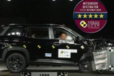 Uji Tabrak, Mitsubishi...