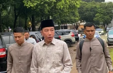 Jokowi Salat Idulfitri...