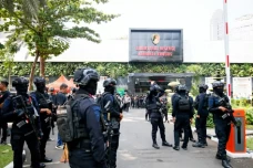 Pengamanan di Polda...