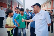Pesan Prabowo ke Siswa...