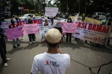Aksi Damai Hari Pers...