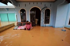 Diguyur Hujan Deras,...