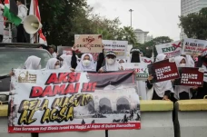 Aksi Damai Bela Palestina...