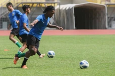 Melihat Latihan Timnas...