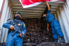 Penyitaan Kayu Ilegal...