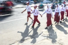 Potret Lomba Gerak Jalan...