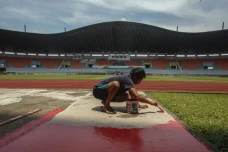 Begini Persiapan Stadion...