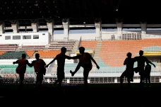 Latihan Timnas Jelang...