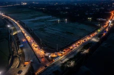 Uji Coba Jalan Tol Semarang-Demak...