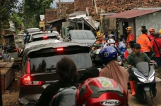 Kepadatan Jalan di Lokasi...