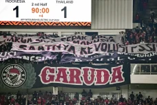 Gempar! Suporter Indonesia...