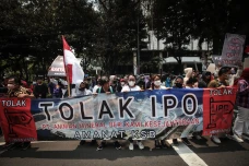 Aksi Penolakan Rencana...